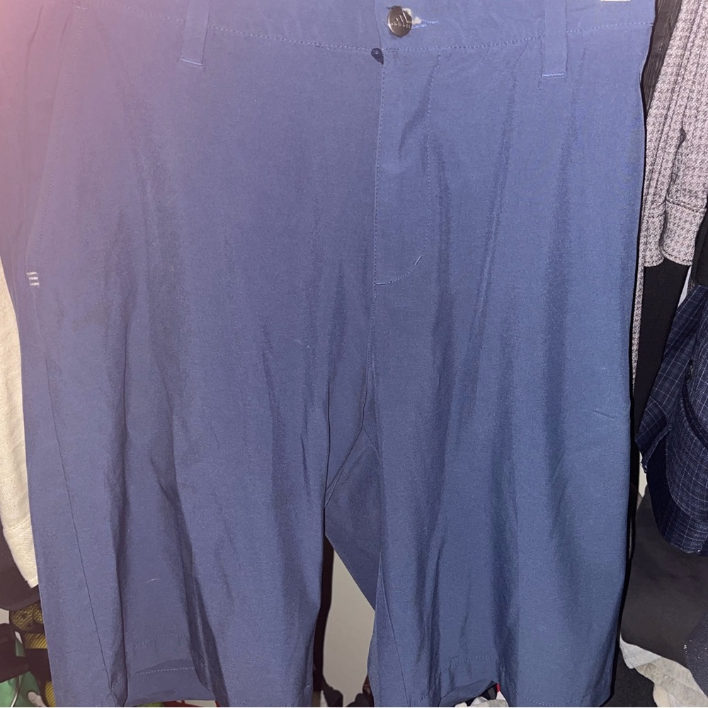 Adidas Navy Blue Athletic golf shorts